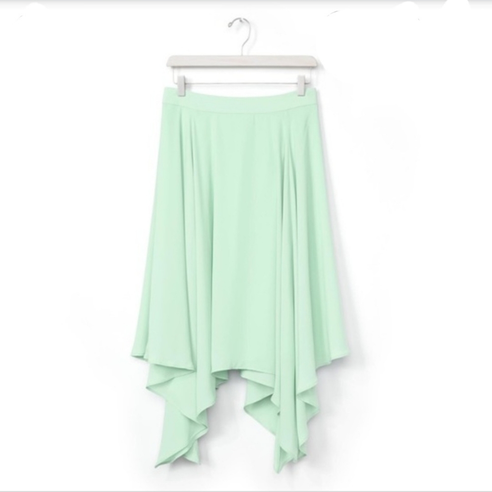 Banana Republic Mint Handkerchief Circle Skirt